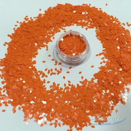 Камифубуки ромб оранж. , 2 мм. , тсн 305
