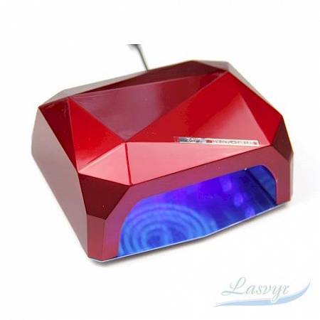 Гибридная лампа ccfl/led diamond, 36w красная