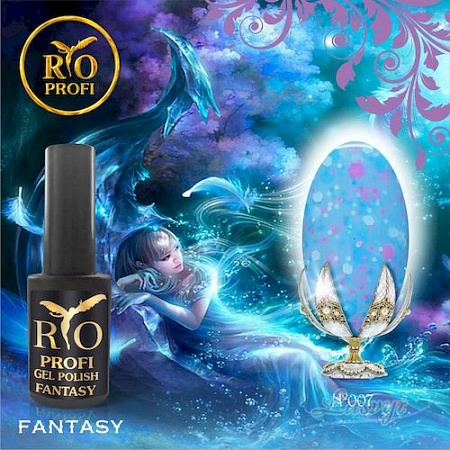 Rio profi каучуковый гель-лак серия fantasy №07, 7 мл