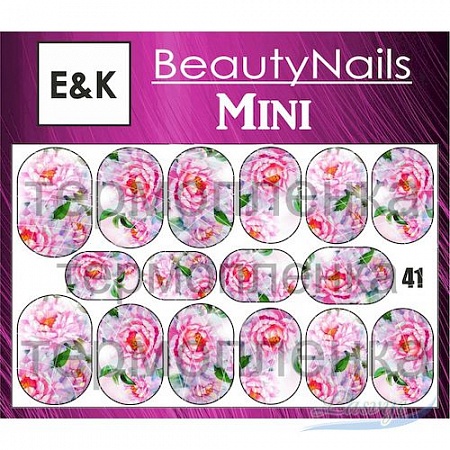Слайдер-дизайн термопленки e&k beauty nails mini ( в ассортименте )