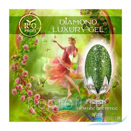 Diamond luxury gel №4 нежное цветение, 5 мл